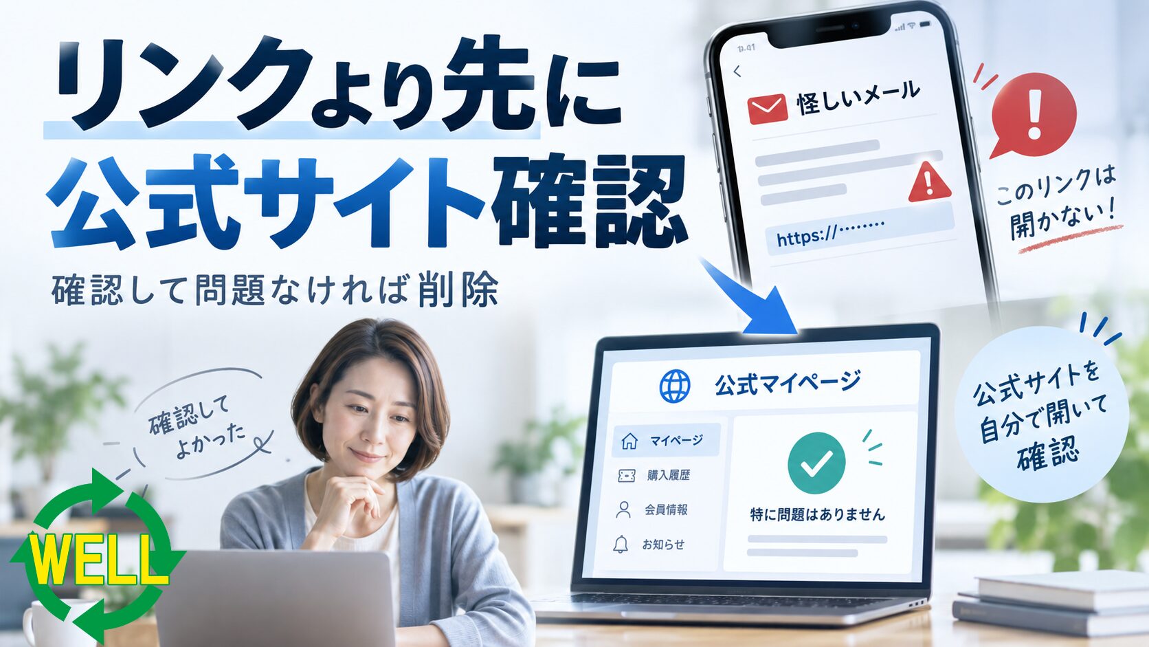 チケットぴあを騙る不審メールはリンクを開かず公式サイトで確認